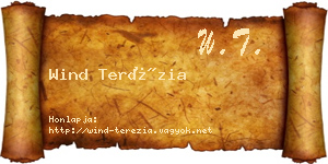 Wind Terézia névjegykártya