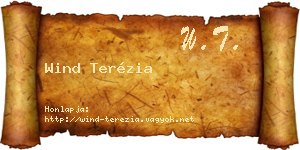 Wind Terézia névjegykártya